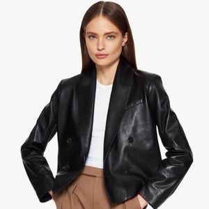 MAE BLAZER - LEATHER - ANINE BING - SIZE: L - PERFECT CONDITION